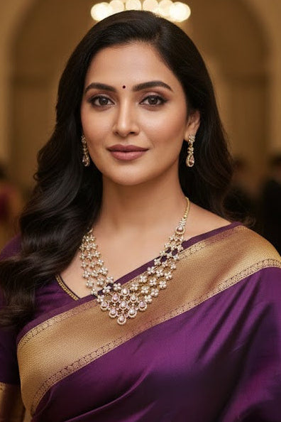 Premium Gold Plated Layered Necklace Set