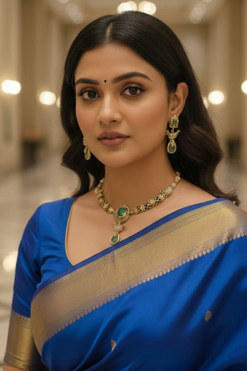 Premium Gold Plated Layered Necklace Set bird motif