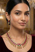 Gold Plated Jadau Kemp Necklace Set