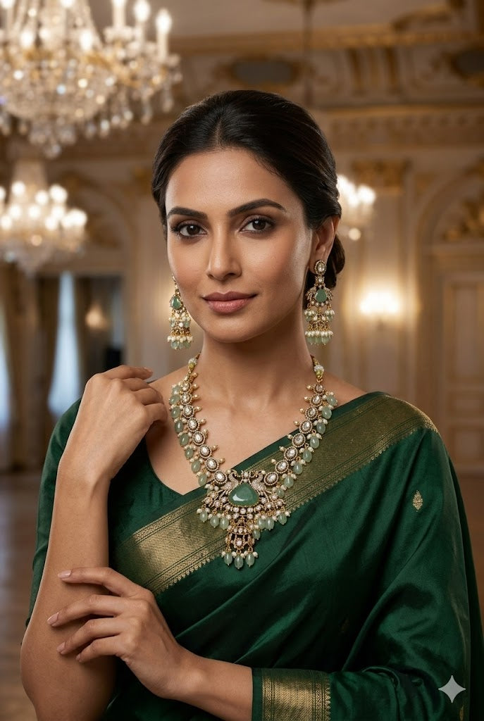 Premium Unique CZ Necklace Set