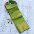 Kanchipuram Mysore Raw Semi-silk saree with Large temple Border 14552N