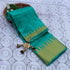 Kanchipuram Mysore Raw Semi-silk saree with Large temple Border 14552N