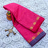 Kanchipuram Mysore Raw Semi-silk saree with Lotus Border 14531N