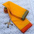 Kanchipuram Mysore Raw Semi-silk saree with Lotus Border 14531N