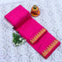 Kanchipuram Mysore Raw Semi-silk saree with Medium temple Border 14562N