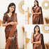 Kanchipuram 💃Semi-silk With beautiful Border saree 14032N
