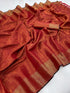 Kanchipuram Semi-silk With beautiful Border saree 16778N