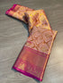 Kanchipuram Semi-silk  beautiful  saree 16889N