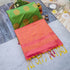 Kumbarpattu Kanchipuram Semi-silk saree in Green Colour with copper work 13684N