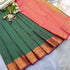 Kumbarpattu Kanchipuram Semi-silk saree in Red Colour with copper work 13687N