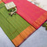 Kumbarpattu Kanchipuram silk saree with copper work 13679N - Griiham