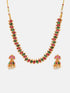 Latest Trending Design Kemp Green/Red Reversible necklace NNJ09-267-4844N