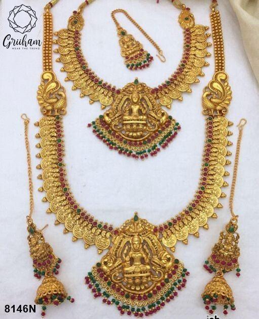 Laxmi Combo necklace set 7995N-Necklace Set-Griiham-Griiham