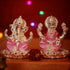 Laxmi ganesh Silver Plated Marble idol Height 7cm