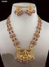 Layered Colored Stone Laxmi Necklace Set 15489N