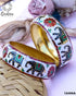 Meenakari Bangle set of 2 Designer Collection 12496A - Griiham