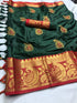 Mercerised Cotton Silk in Exclusive Border Design With Embroidery Saree 17748N