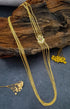 MicroGold Plated CZ Studded 5 Layer Mopu Chain 18138N - Griiham