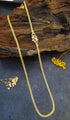MicroGold Plated CZ Studded Mopu Chain 18144N - Griiham