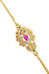 MicroGold Plated CZ Studded Mopu Chain 18173N - Griiham