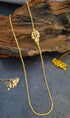 MicroGold Plated CZ Studded Mopu Chain 18173N - Griiham
