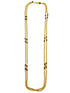 Microgold Plated Black bead Double Line 30 inches Mangalya Chain
