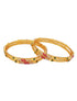 Microgold Plated Set of 4 CZ Bangles - Griiham