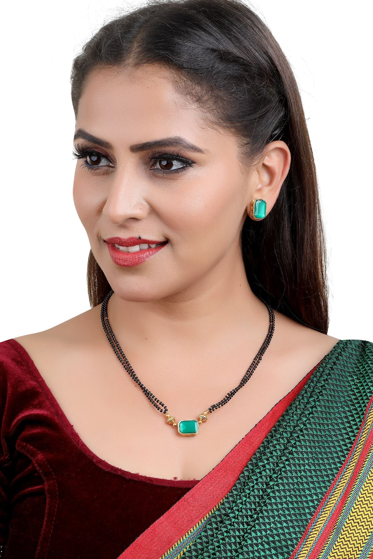 Microgold plated Mangalsutra 24 inches with 16234N