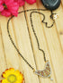 Microgold plating Black bead Managalsutram Mangalya chain 18 inches 10810N