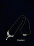 Microgold plating Black bead Managalsutram Mangalya chain 18 inches 10814N