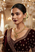 Antique Laxmi one gram gold plated long necklace set