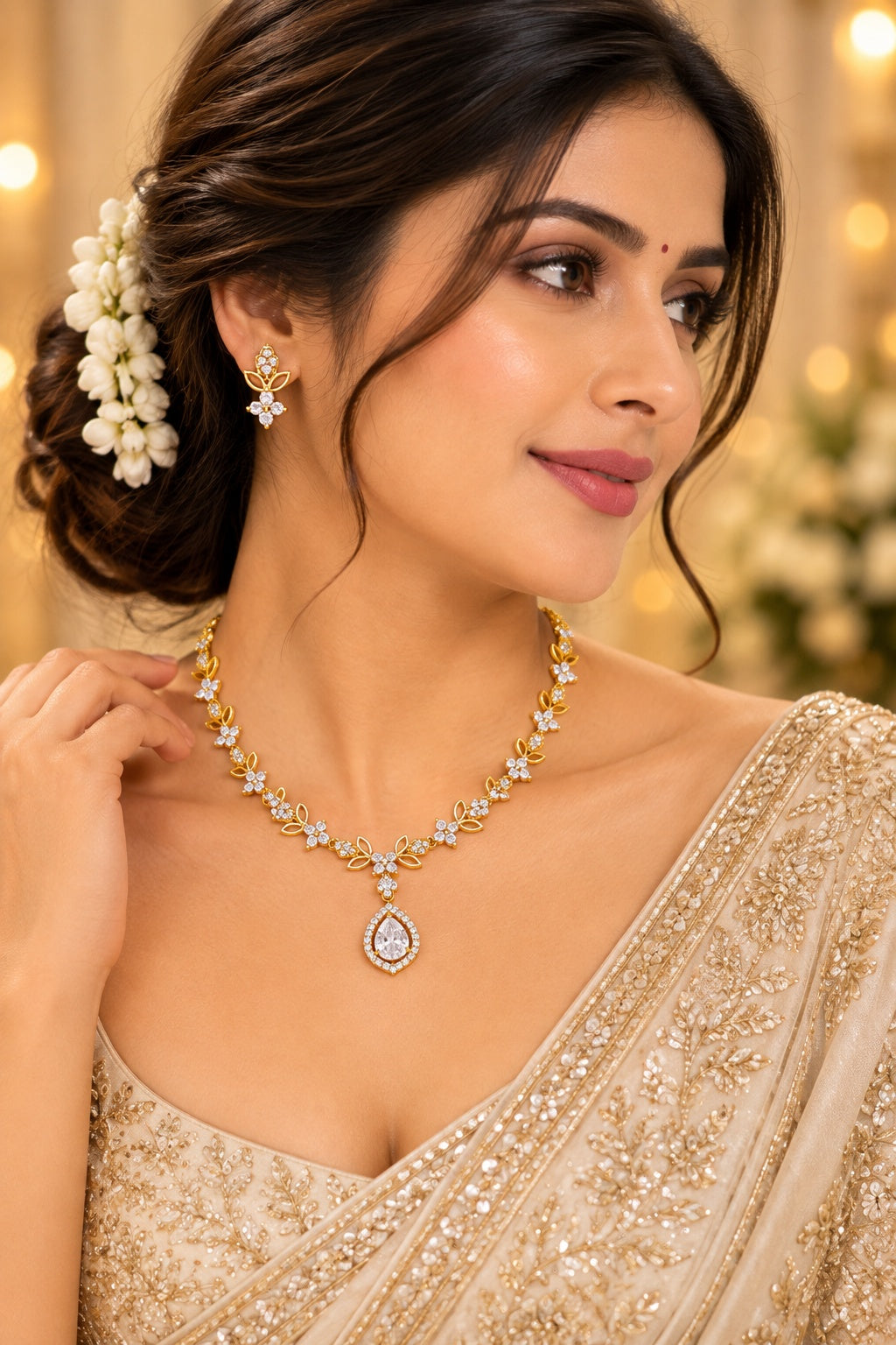 CZ Necklace Set