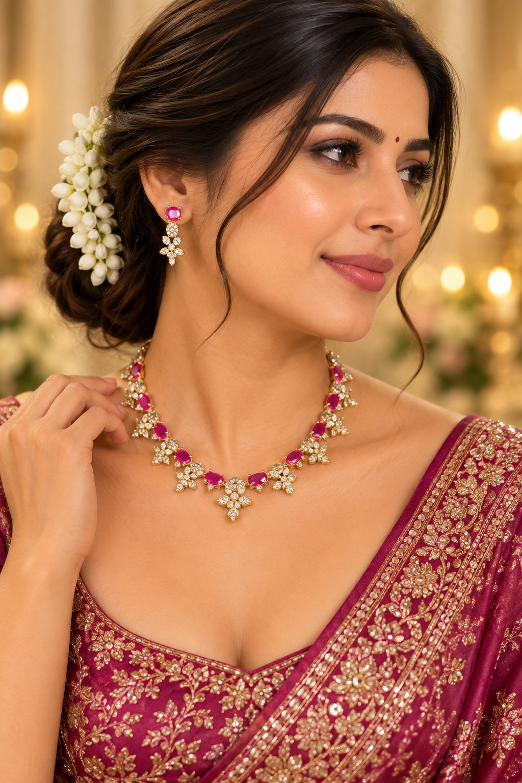 CZ Necklace Set