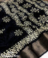 Mono-cotton crape saree with woven sequence design 21286N