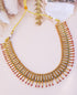 Multicolor Cz/AD stone Simple Layer Necklace 5570N - Griiham