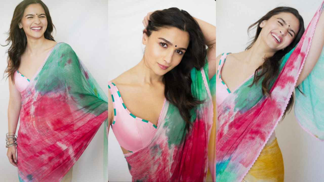 Multicolor Satin silk Saree 23552N