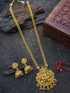 Gold Plated Laxmi Long Necklace Set