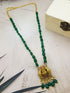 Premium CZ Pendant with Natural Stone Mala