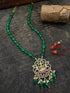 Premium CZ Pendant with Natural Stone Mala