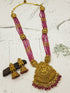 Gold plated crystal necklace set