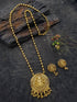 Gold Plated Exclusive Laxmi Long Necklace Set