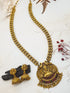 Gold Plated Classic Temple Long Necklace Set