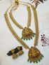 Gold Plated Classic Temple Long Necklace Set combo