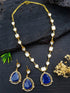 Victorian Gold Plated CZ Necklace Set
