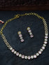 Premium Sayara Collection Trendy CZ Short Necklace Set