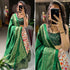 Navaratri Special Patola Print with foil work (unstiched blouse)LEHENGA 17259N