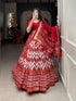 Navaratri Special leheriya style, blending (unstiched blouse) Lehenga 17255N