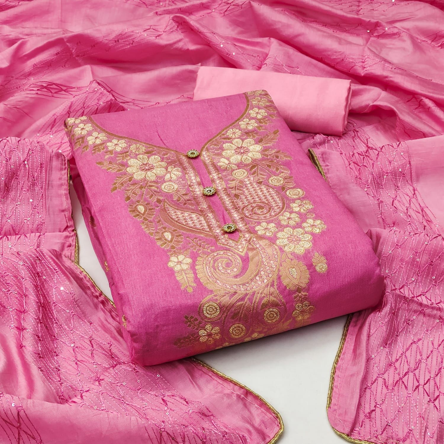 ORIGINAL BANARSI ZEQUARD  Dress Material Suit For Women14278N