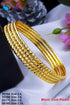 One gram gold set of 4 bangles daily wear bangles B2UG11-120-5515A