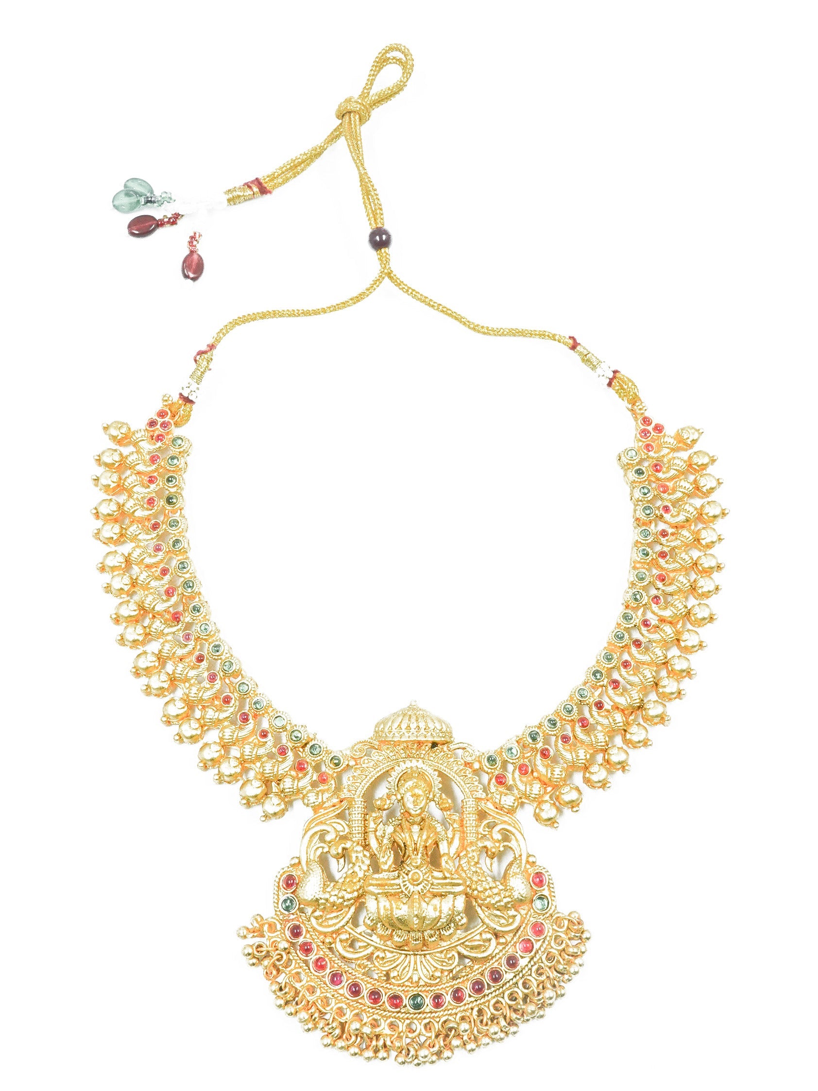 Premium Antique Gold Finish Necklace set 12850N